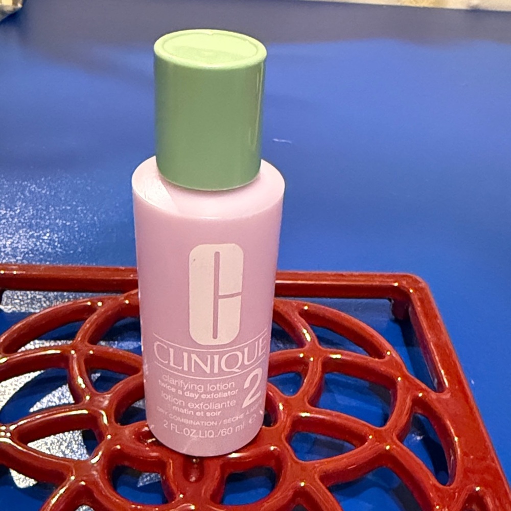 Clinique Clarifying Lotion 2 Toner 2oz Witch Hazel Exfoliator Dry Combo Skin BN